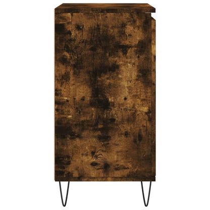 Credenza Rovere Fumo 60x35x70 cm in Legno Multistrato - homemem39
