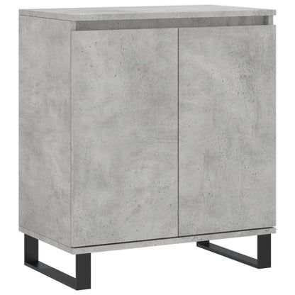 Credenza Grigio Cemento 60x35x70 cm in Legno Multistrato