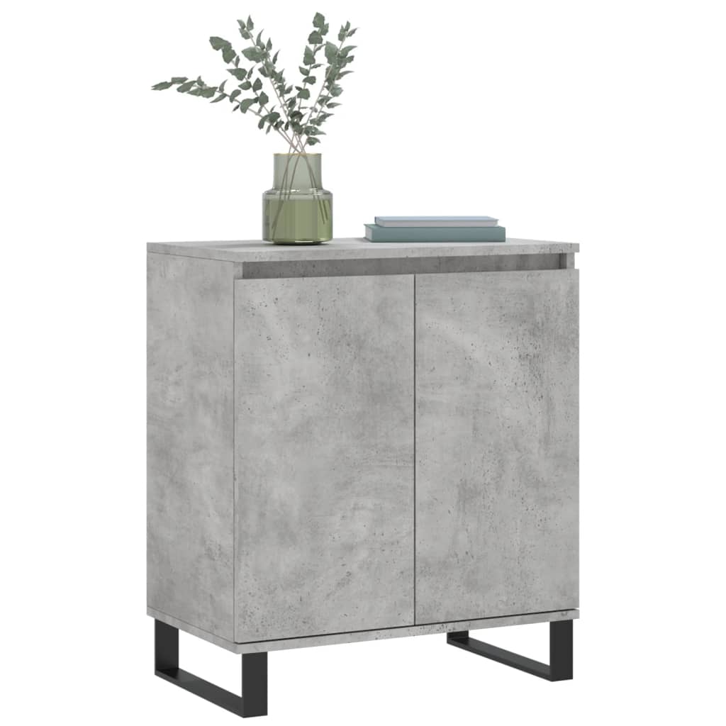 Credenza Grigio Cemento 60x35x70 cm in Legno Multistrato - homemem39