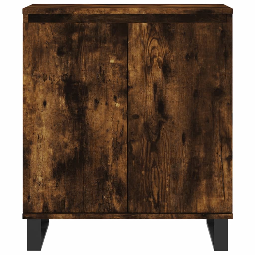 Credenza Rovere Fumo 60x35x70 cm in Legno Multistrato - homemem39