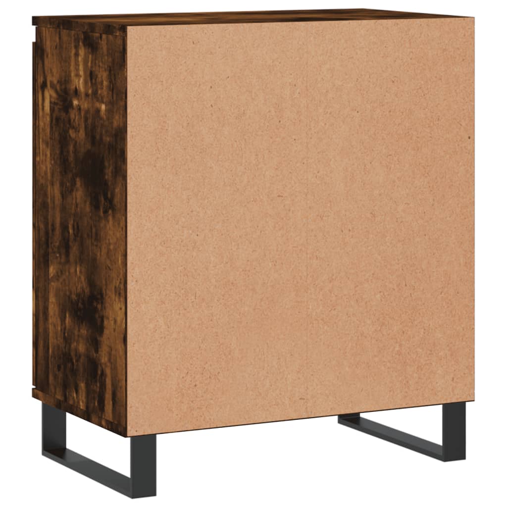 Credenza Rovere Fumo 60x35x70 cm in Legno Multistrato - homemem39