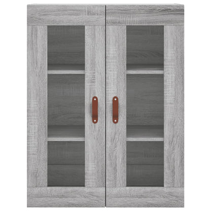 Mobile a Parete Grigio Sonoma 69,5x34x90 cm - homemem39