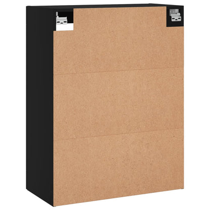 Mobile a Parete Nero 69,5x34x90 cm | homemem39