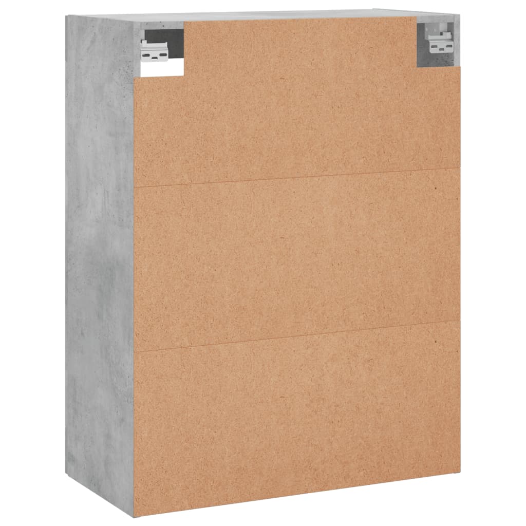 Mobile a Parete Grigio Cemento 69,5x34x90 cm | homemem39