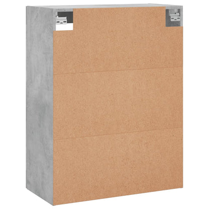 Mobile a Parete Grigio Cemento 69,5x34x90 cm | homemem39
