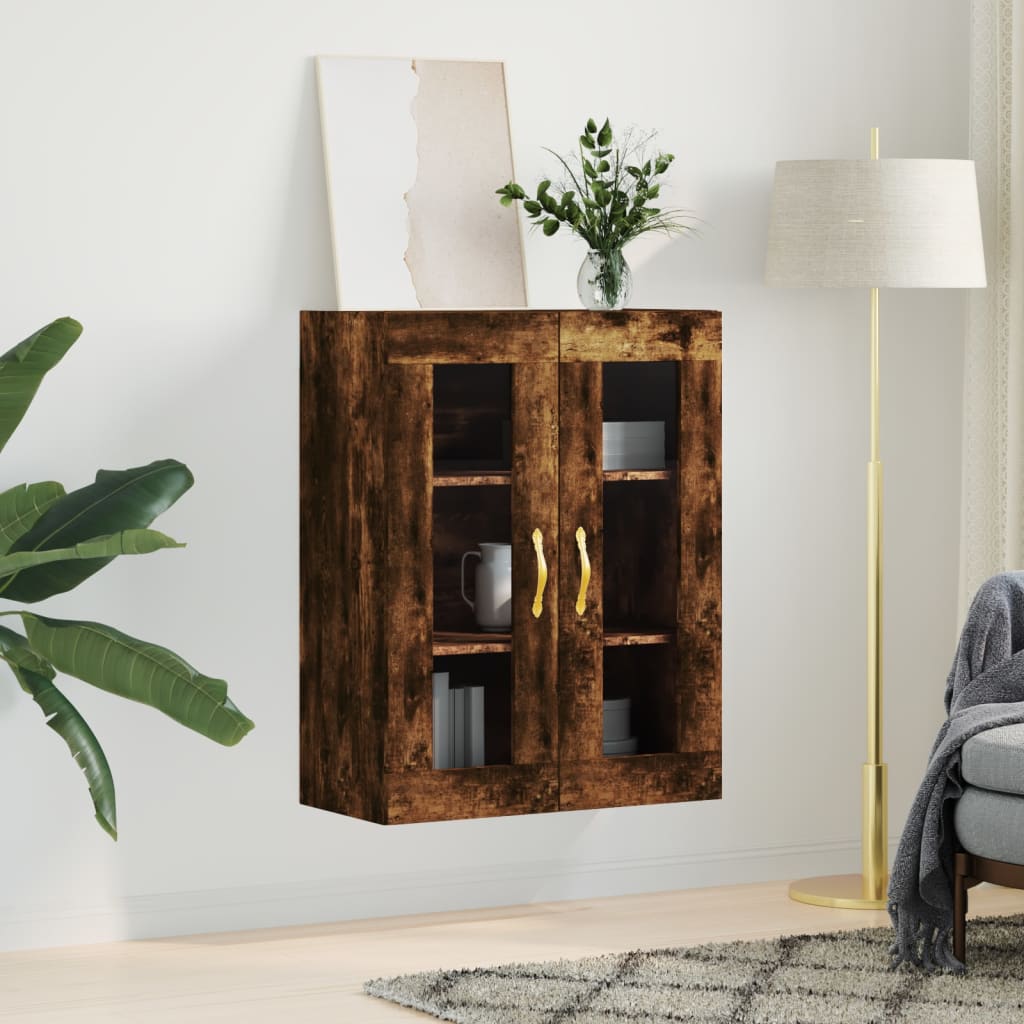 Mobile a Parete Rovere Fumo 69,5x34x90 cm | homemem39