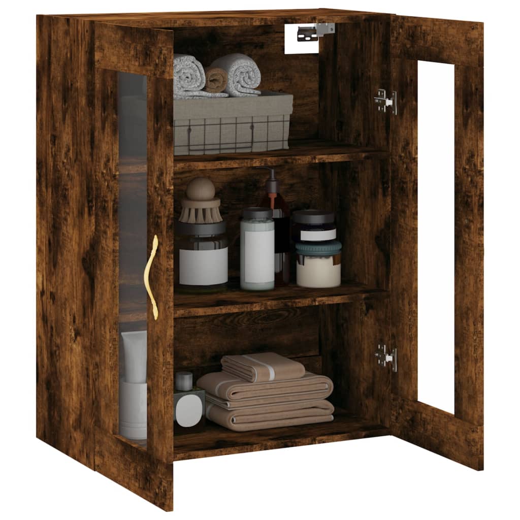 Mobile a Parete Rovere Fumo 69,5x34x90 cm | homemem39