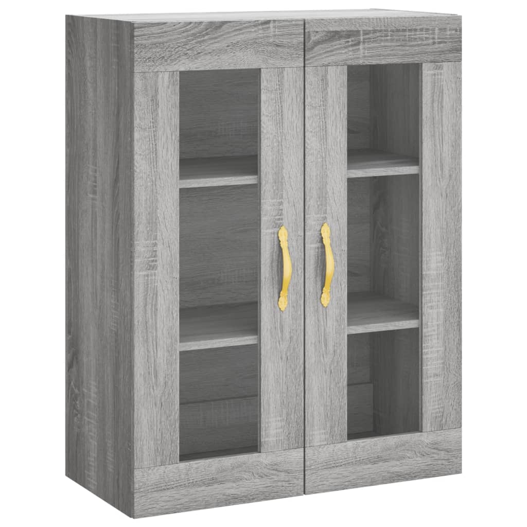 Mobile a Parete Grigio Sonoma 69,5x34x90 cm | homemem39