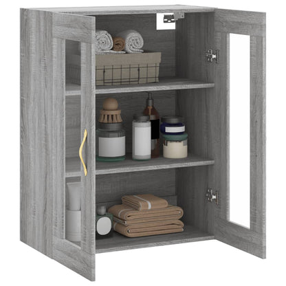 Mobile a Parete Grigio Sonoma 69,5x34x90 cm | homemem39