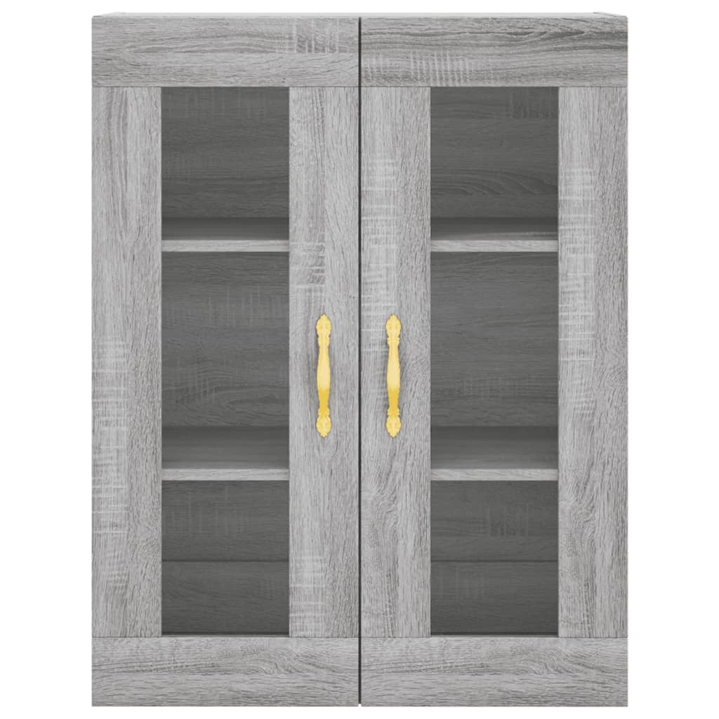 Mobile a Parete Grigio Sonoma 69,5x34x90 cm | homemem39