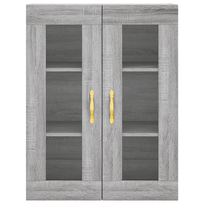 Mobile a Parete Grigio Sonoma 69,5x34x90 cm | homemem39