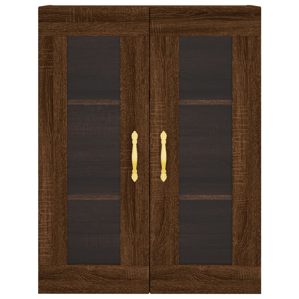 Mobile a Parete Rovere Marrone 69,5x34x90 cm | homemem39