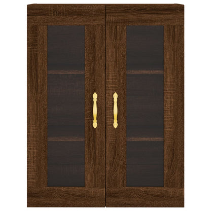 Mobile a Parete Rovere Marrone 69,5x34x90 cm | homemem39