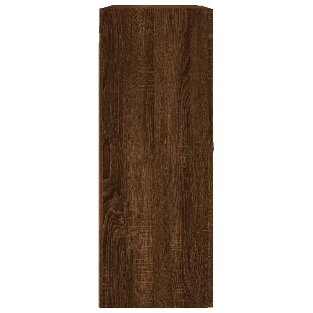 Mobile a Parete Rovere Marrone 69,5x34x90 cm | homemem39
