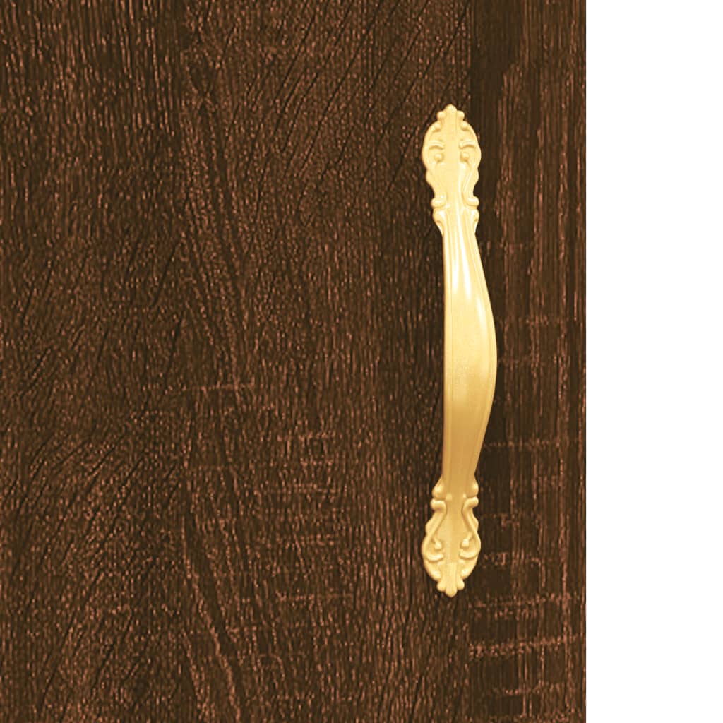 Mobile a Parete Rovere Marrone 69,5x34x90 cm | homemem39