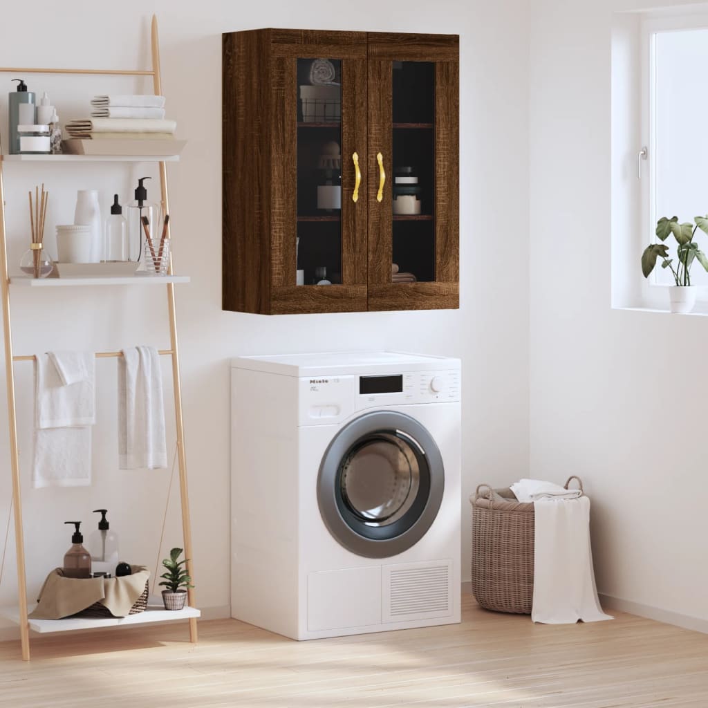 Mobile a Parete Rovere Marrone 69,5x34x90 cm | homemem39