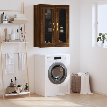 Mobile a Parete Rovere Marrone 69,5x34x90 cm | homemem39