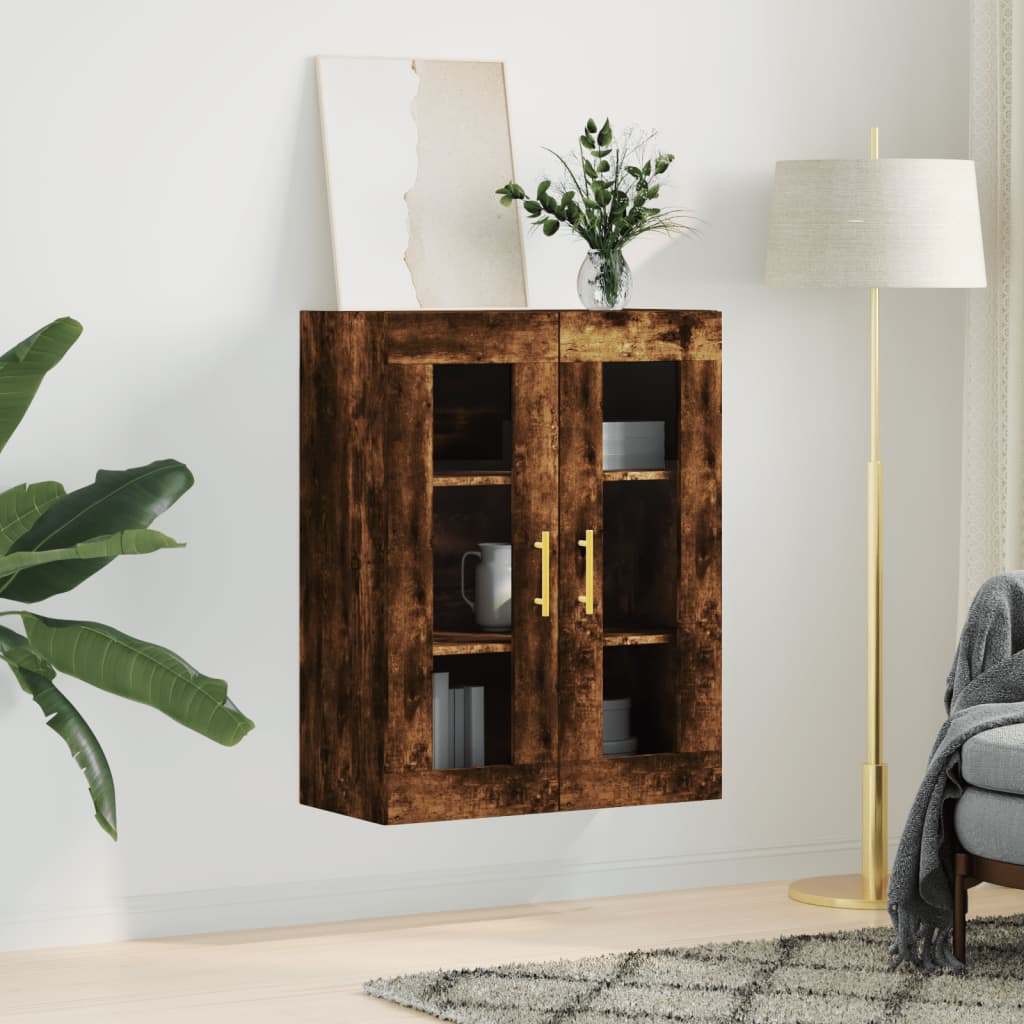 Mobile a Parete Rovere Fumo 69,5x34x90 cm | homemem39