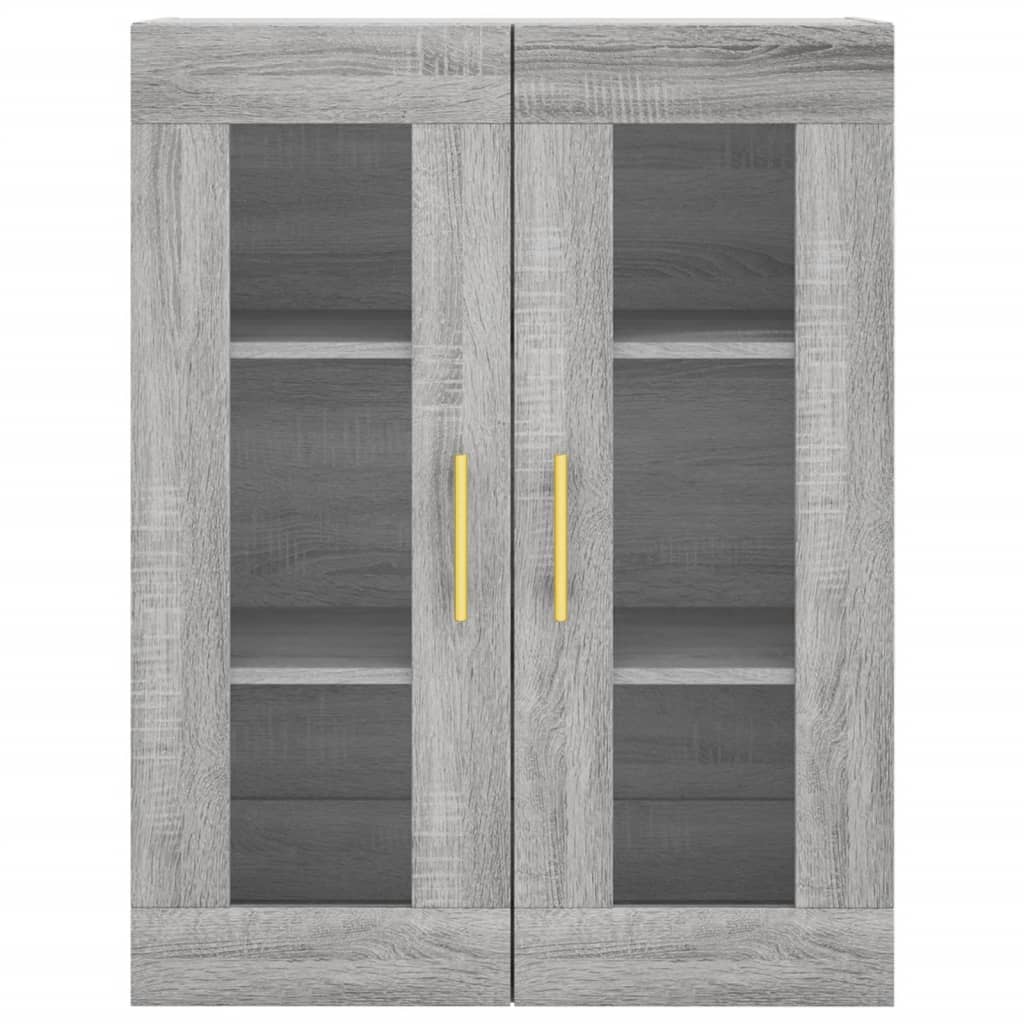Mobile a Parete Grigio Sonoma 69,5x34x90 cm - homemem39