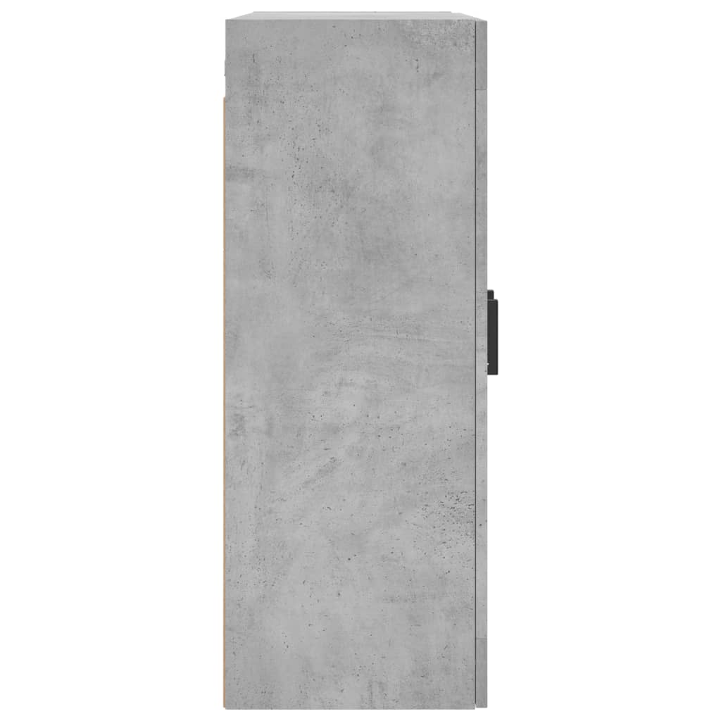 Mobile a Parete Grigio Cemento 69,5x34x90 cm - homemem39