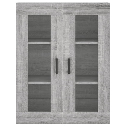 Mobile a Parete Grigio Sonoma 69,5x34x90 cm - homemem39