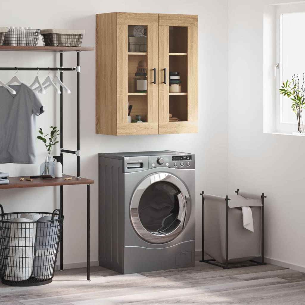 Mobile a Parete Rovere Sonoma 69,5x34x90 cm - homemem39