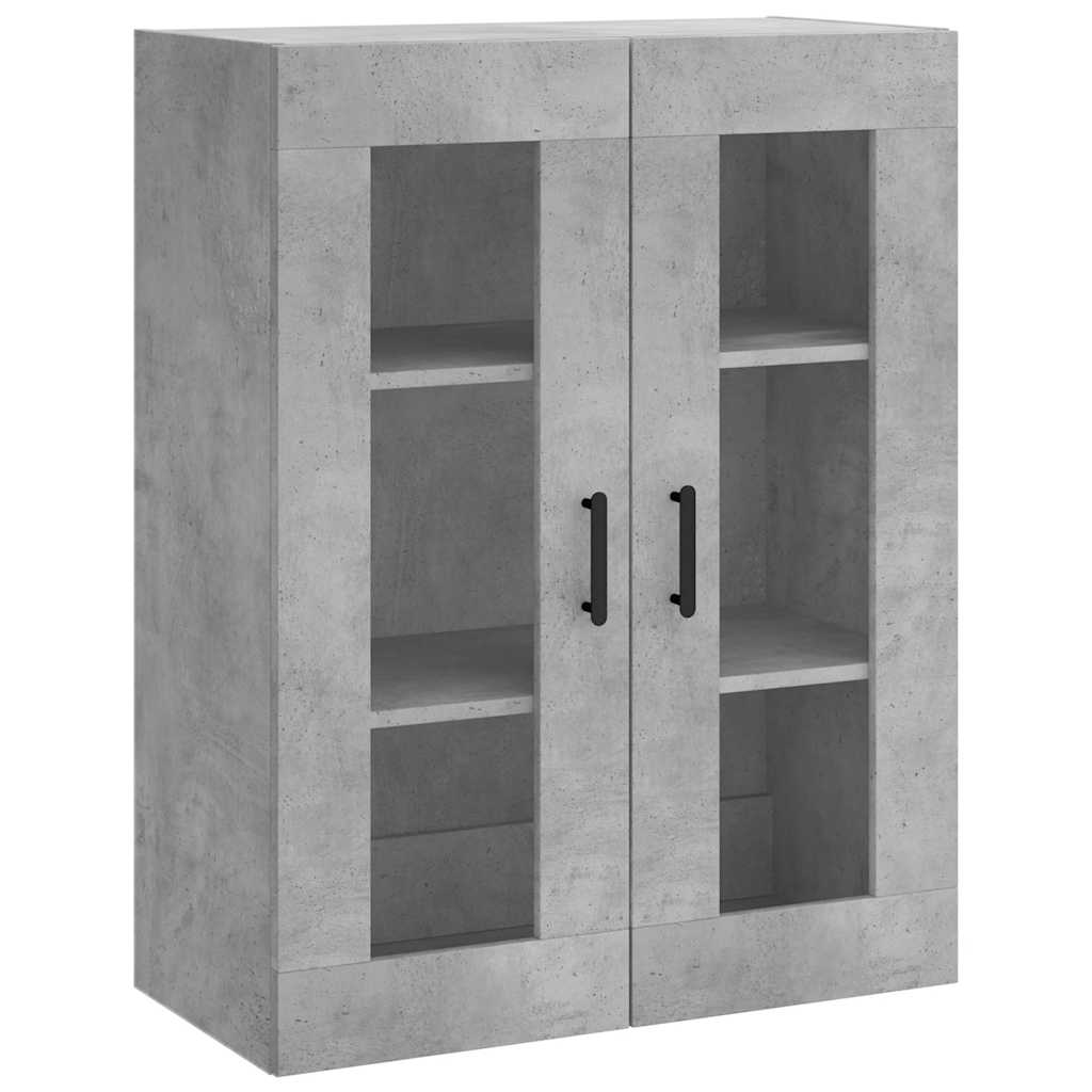 Mobile a Parete Grigio Cemento 69,5x34x90 cm | homemem39