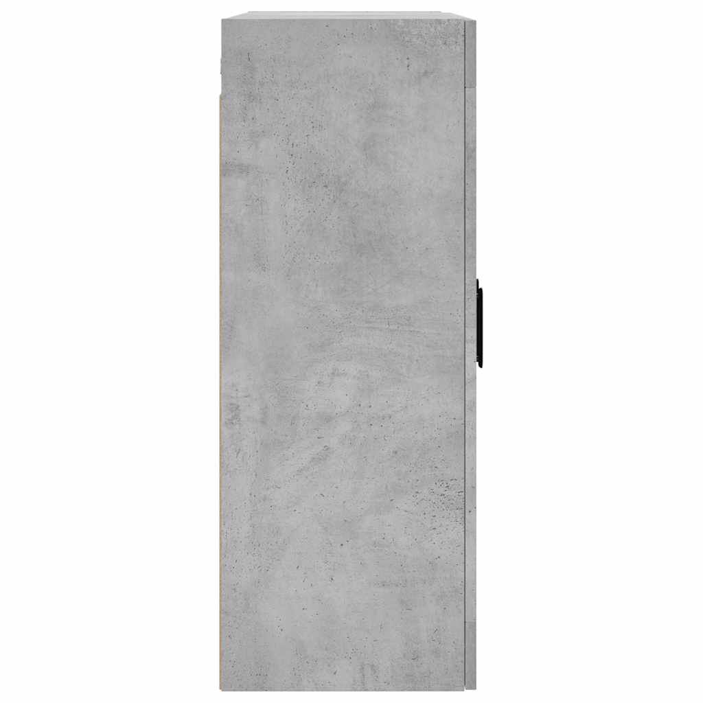Mobile a Parete Grigio Cemento 69,5x34x90 cm | homemem39
