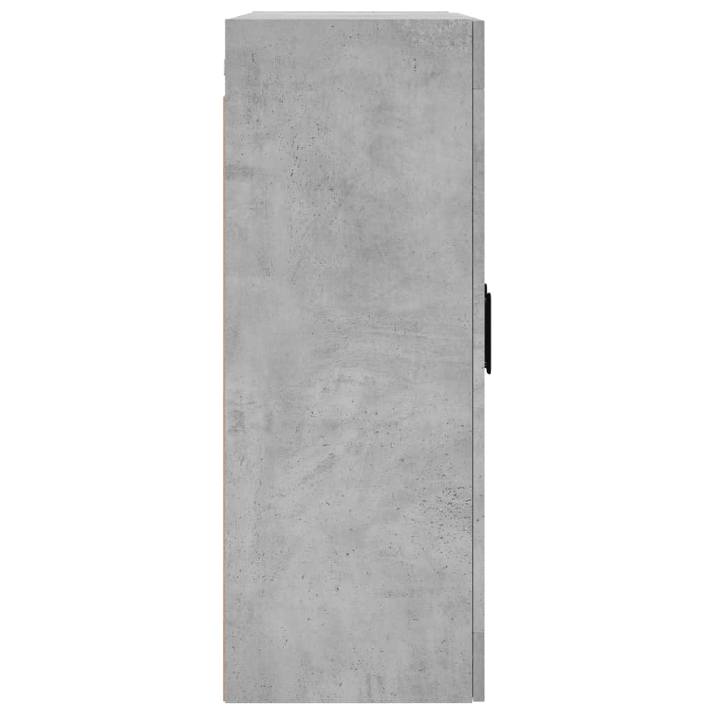 Mobile a Parete Grigio Cemento 69,5x34x90 cm - homemem39