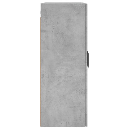 Mobile a Parete Grigio Cemento 69,5x34x90 cm - homemem39