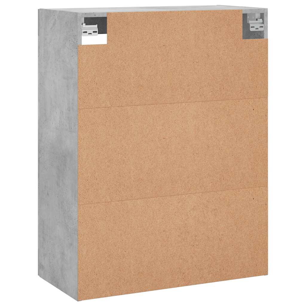 Mobile a Parete Grigio Cemento 69,5x34x90 cm | homemem39