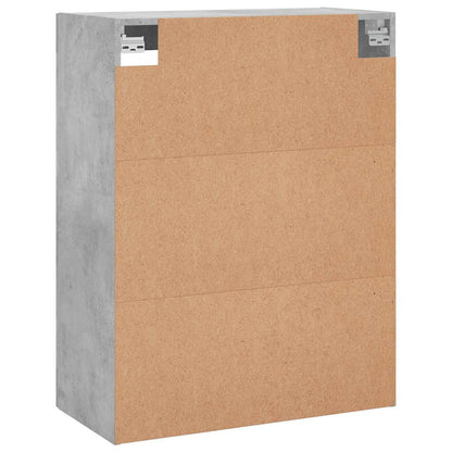 Mobile a Parete Grigio Cemento 69,5x34x90 cm | homemem39