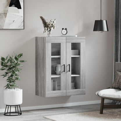 Mobile a Parete Grigio Sonoma 69,5x34x90 cm | homemem39