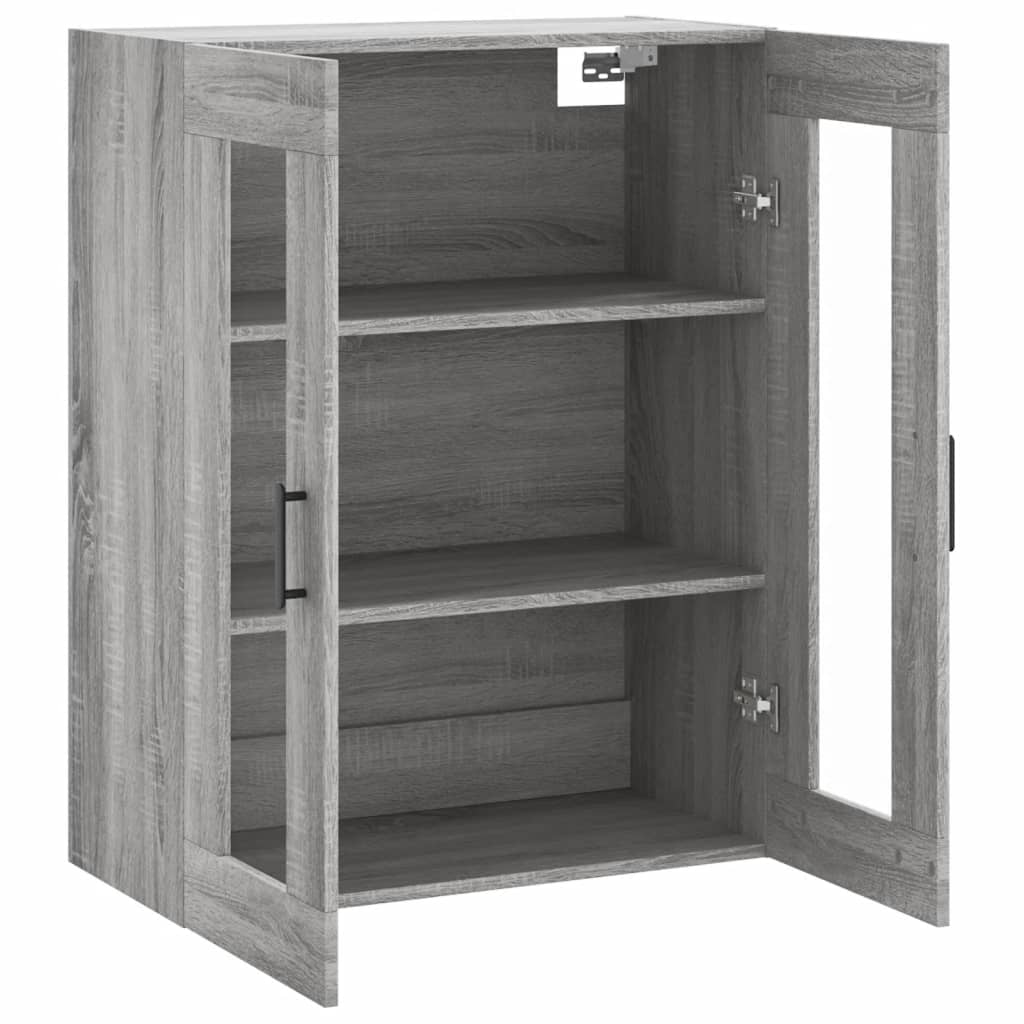 Mobile a Parete Grigio Sonoma 69,5x34x90 cm | homemem39