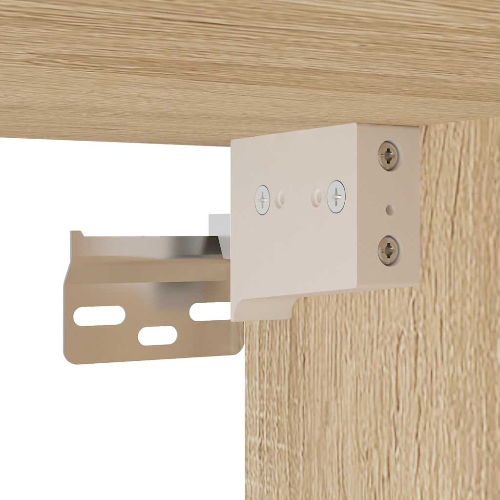 Mobile a Parete Rovere Sonoma 69,5x34x90 cm | homemem39