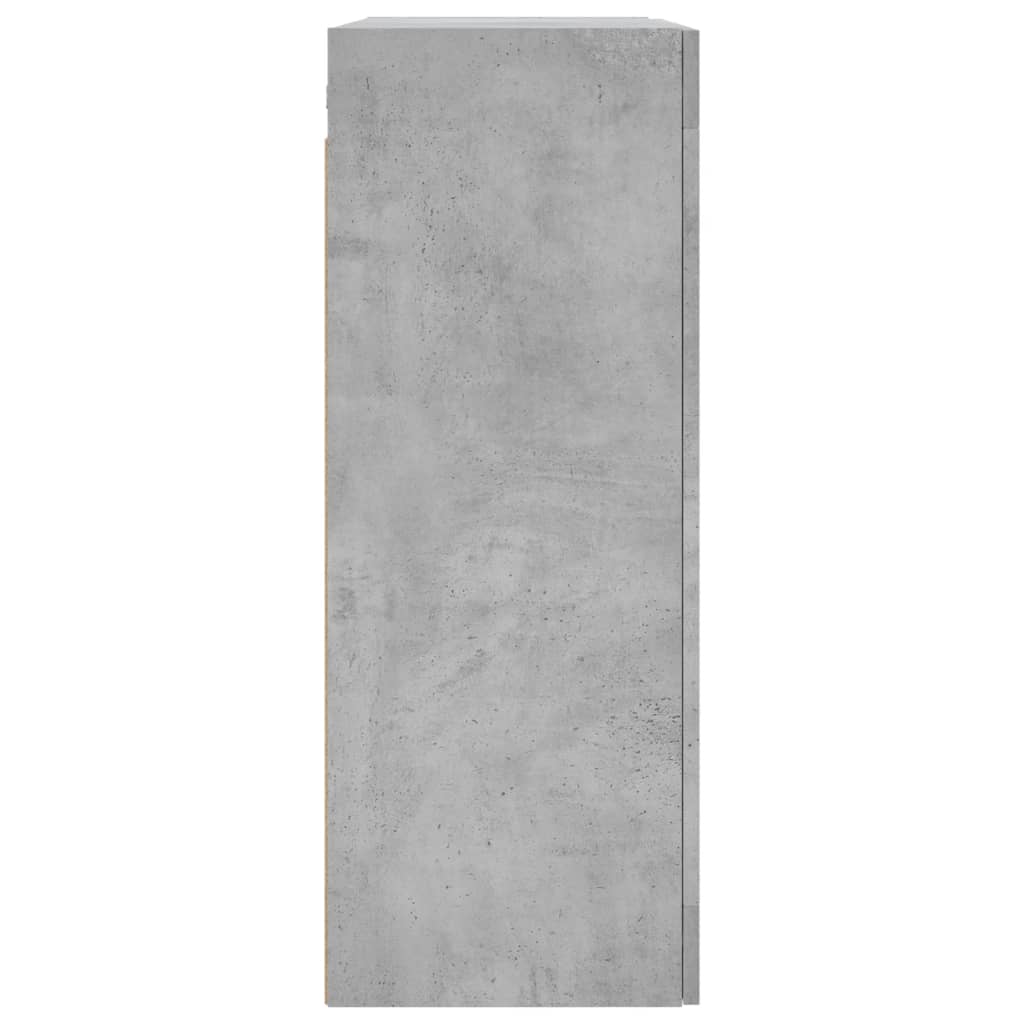 Mobile a Parete Grigio Cemento 69,5x34x90 cm - homemem39