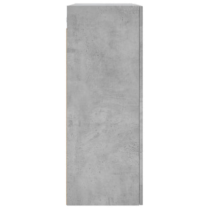 Mobile a Parete Grigio Cemento 69,5x34x90 cm - homemem39