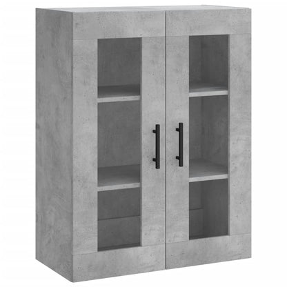 Mobile a Parete Grigio Cemento 69,5x34x90 cm - homemem39