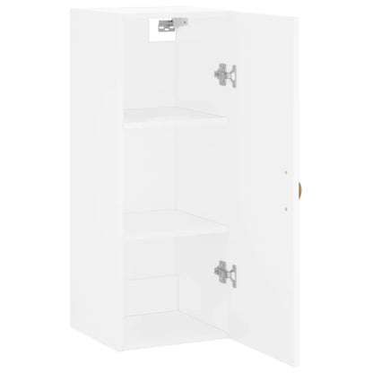 Mobile a Parete Bianco 34,5x34x90 cm - homemem39
