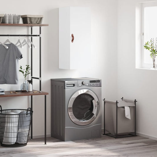 Mobile a Parete Bianco 34,5x34x90 cm - homemem39