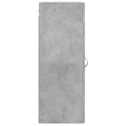 Mobile a Parete Grigio Cemento 34,5x34x90 cm - homemem39