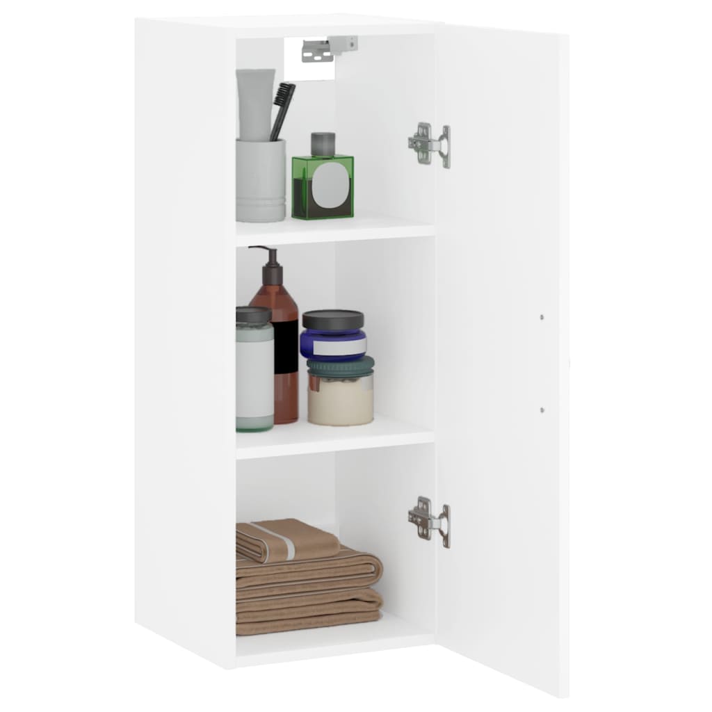 Mobile a Parete Bianco 34,5x34x90 cm - homemem39
