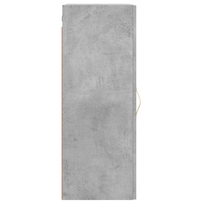 Mobile a Parete Grigio Cemento 34,5x34x90 cm - homemem39