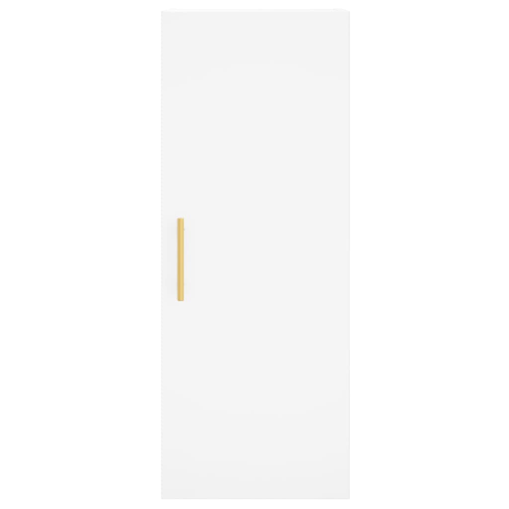 Mobile a Parete Bianco 34,5x34x90 cm - homemem39