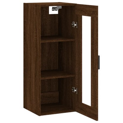 Mobile a Parete Rovere Marrone 34,5x34x90 cm - homemem39