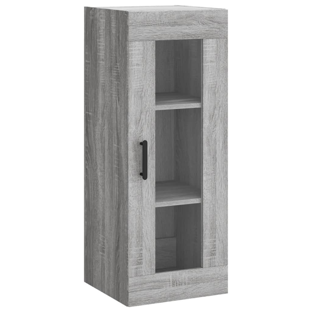 Mobile a Parete Grigio Sonoma 34,5x34x90 cm - homemem39