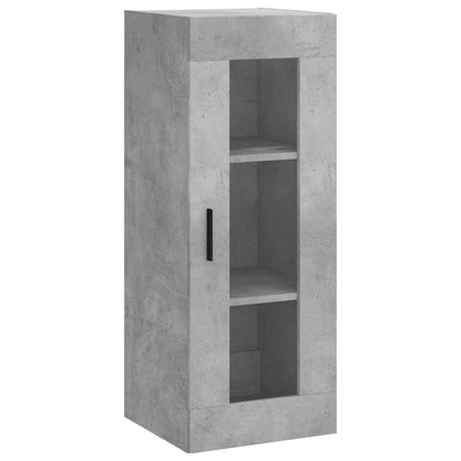 Mobile a Parete Grigio Cemento 34,5x34x90 cm - homemem39