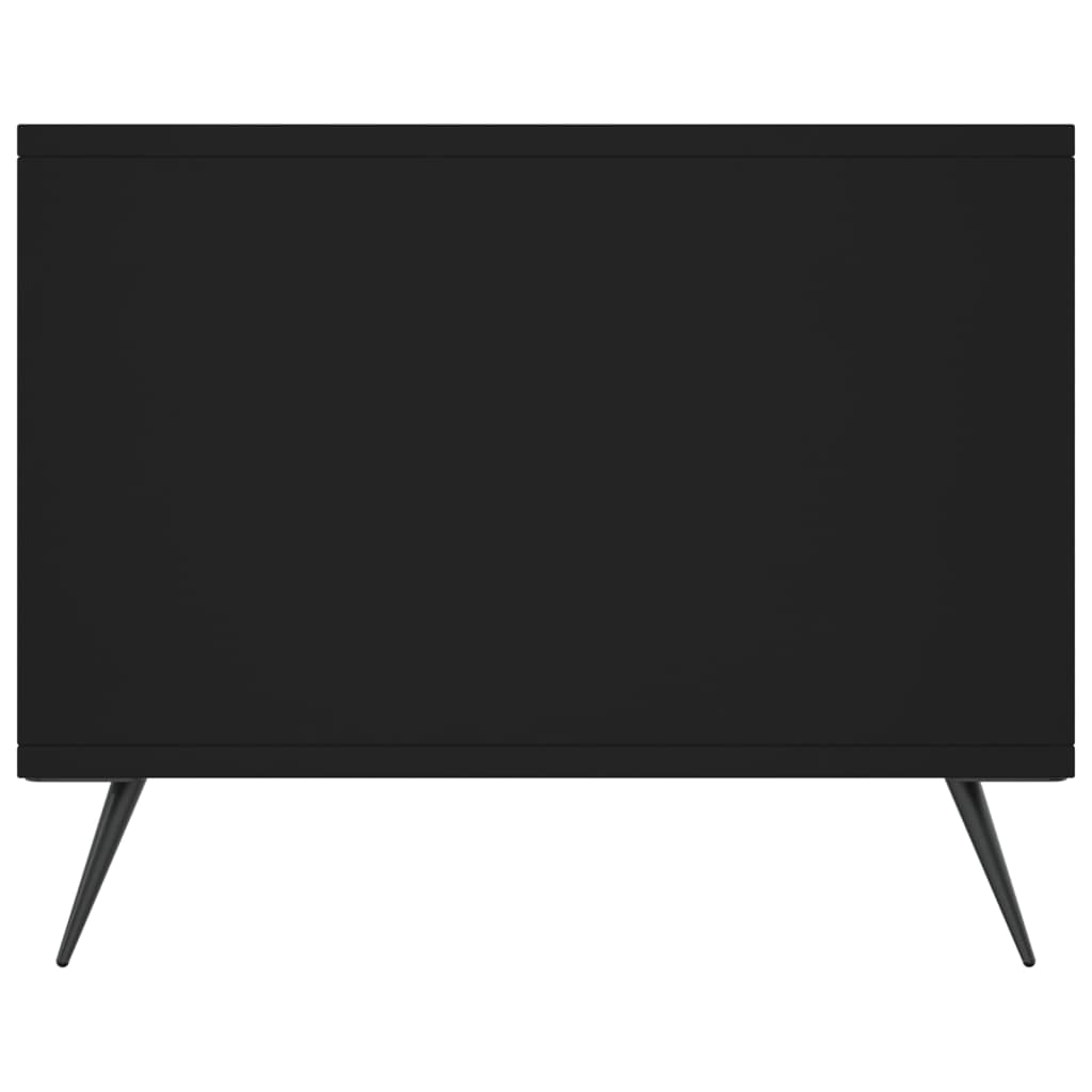 Tavolino da Salotto Nero 90x50x40 cm in Legno Multistrato | homemem39