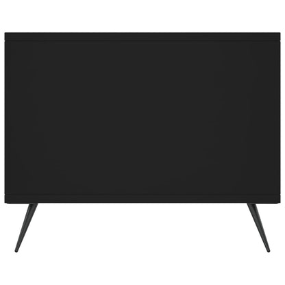 Tavolino da Salotto Nero 90x50x40 cm in Legno Multistrato | homemem39