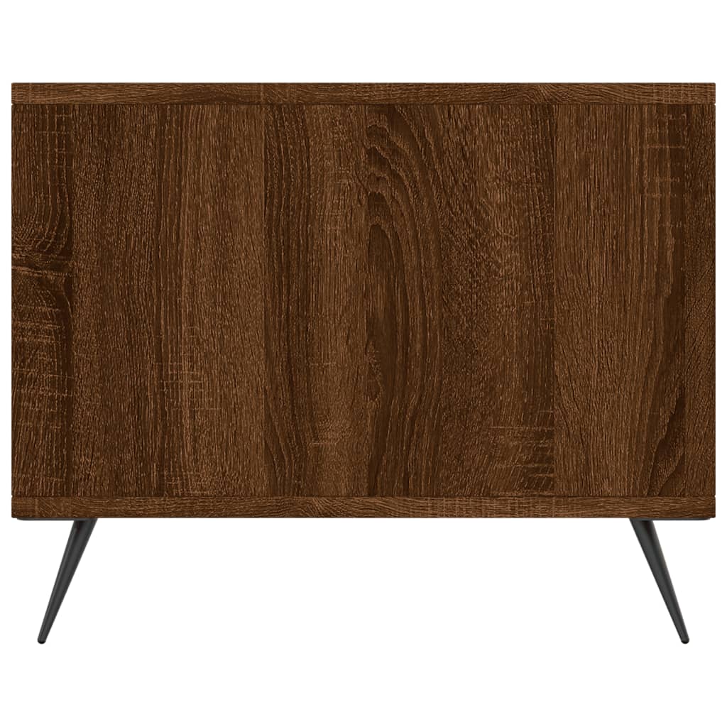 Tavolino da Salotto Rovere Marrone 90x50x40cm Legno Multistrato | homemem39